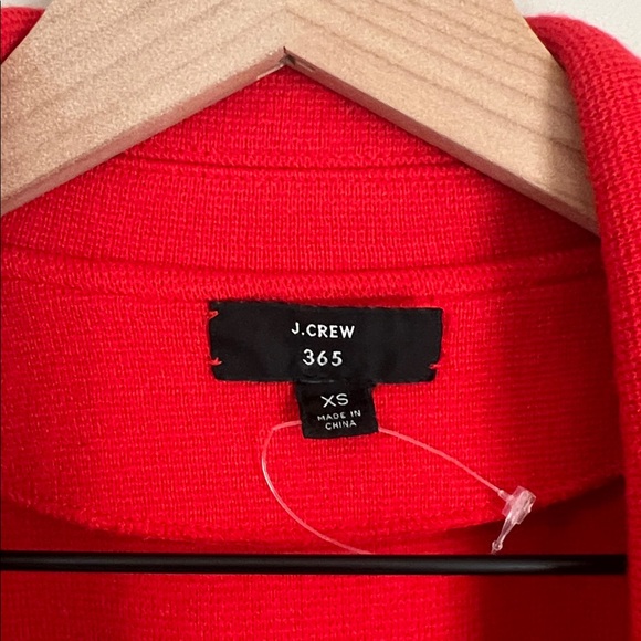 J. Crew open-front long sweater-blazer red size XS - Picture 2 of 9